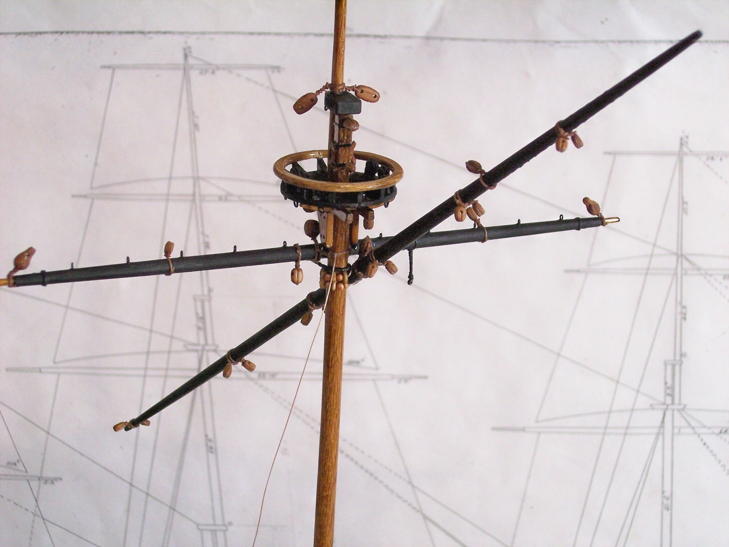 Lateen Yard & Cross-Jack Yard