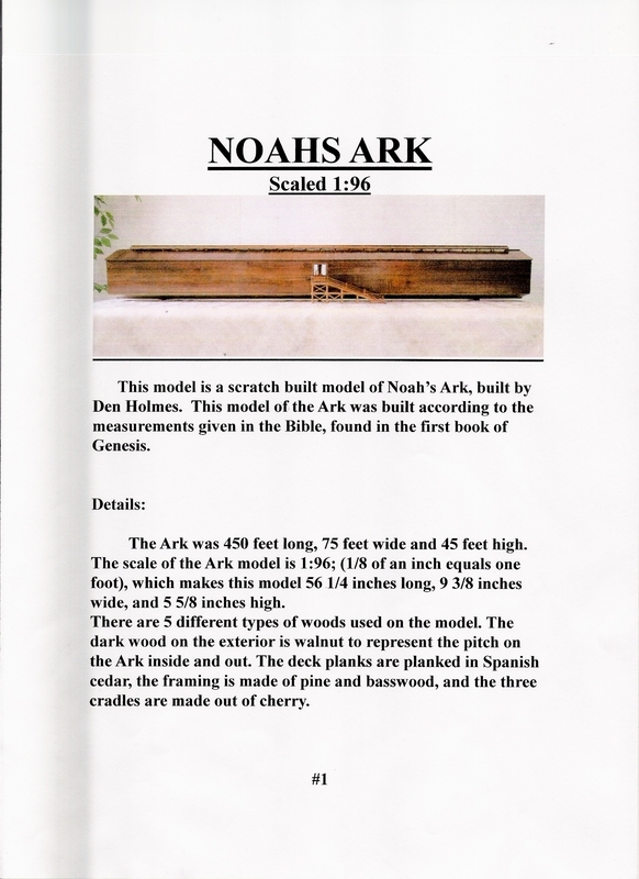 Scaled 1/96 Ark Diagram