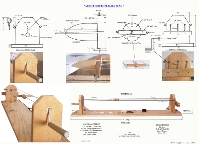 Model Ship Building The Faster & Easier Way How To DIY Boat Building ... Ropewalk plan for model ships, by Dens Model Ships.
