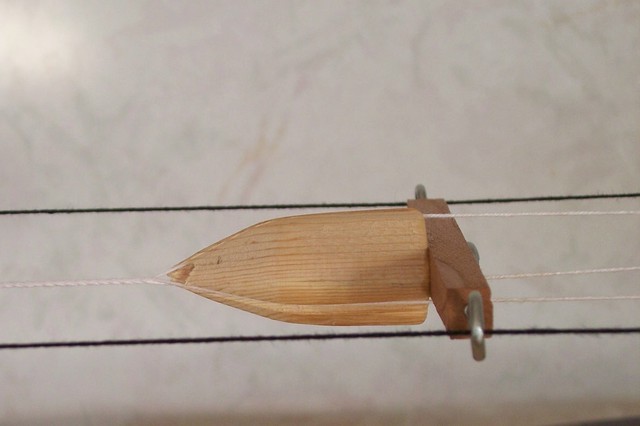 The rope being laid-up